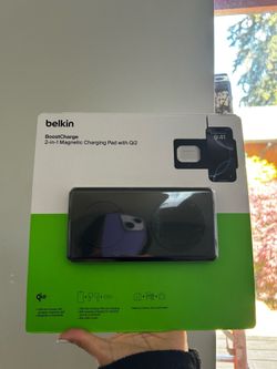 Belkin BoostCharge 2-in-1 Magnetic Wireless Charger (Qi2) – New