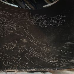 Used mousepad large waves