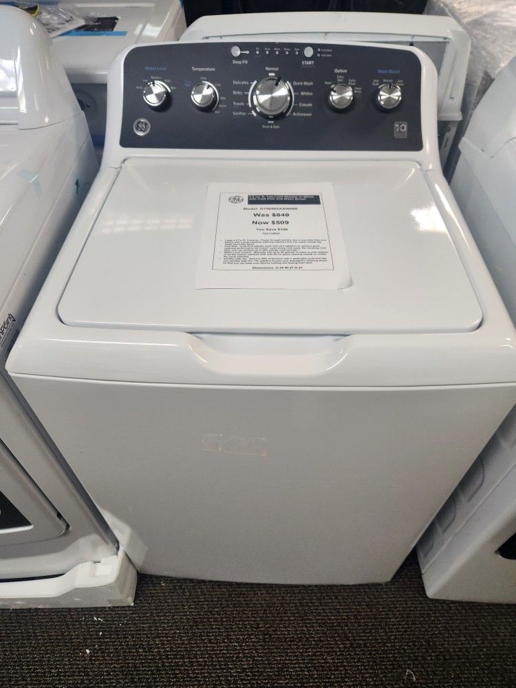 4.5 cu. ft. Top Load Washer in White with Cold Plus and Wash Boost