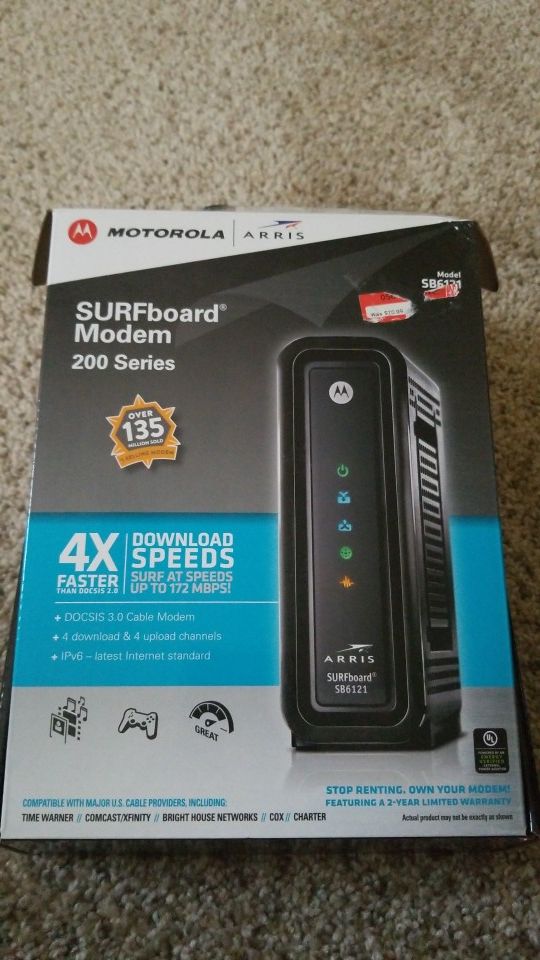 Motorola surfboard modem