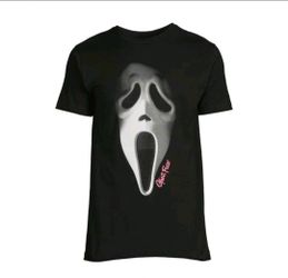 Ghost Face Scream Icons of Horror Movies Halloween Graphic T-Shirt Unisex Medium