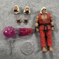 Jada Toys Street Fighter Violent Ken Special Deluxe 6” Action Figure