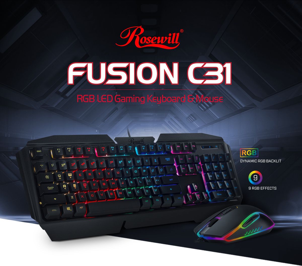 Rosewill Fusion C31 RGB keyboard