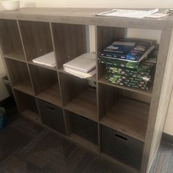 12 Cube Shelf W 8 Storage Cubes