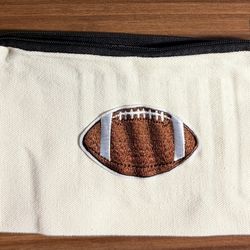 Football Themed Pencil Pouches Hand Made