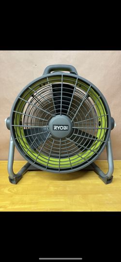 RYOBI ONE+ 18V Hybrid 18 in. Air Cannon Drum Fan + Power Cord