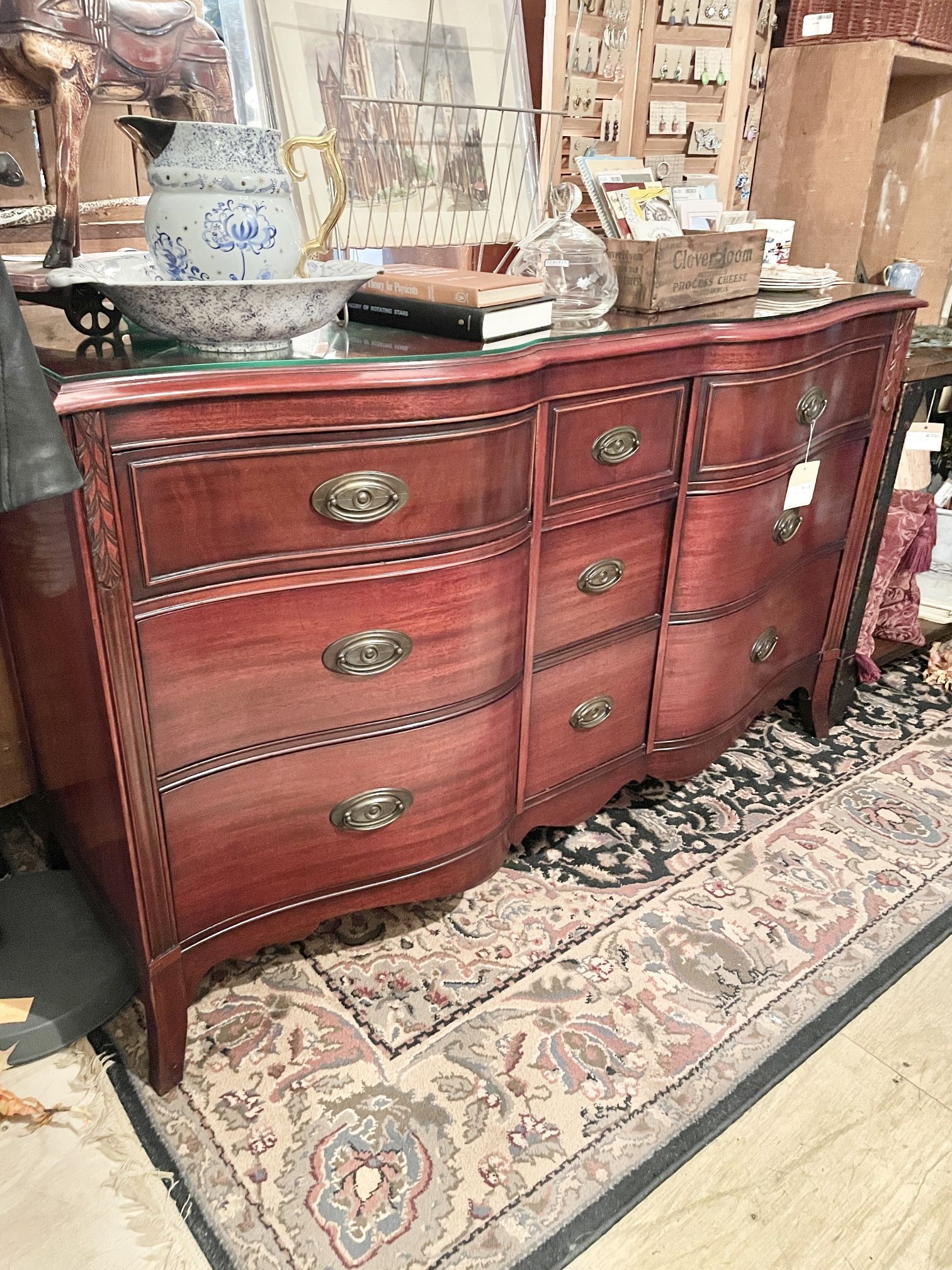 Bow Front Dresser