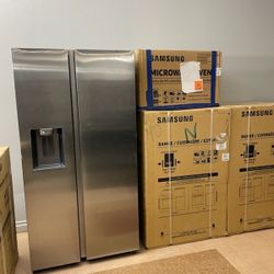 Samsung Appliances Package For Sale -refrigerator-gas Stove - Microwave 