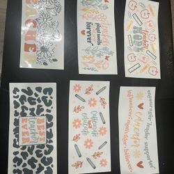 Teacher Cups Sticker 