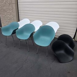 TA chair for TOOU Simone Viola Captain Chair Chrome Base Mid-Century Inspired Seat Italy