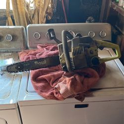 Poulan  Gas chainsaw just started it runs fine