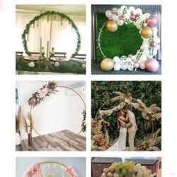 GoldvRound Metal Arch