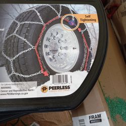 Snow Chains Brand New Look At The Pictures See What Sizes Are You Looking For $60