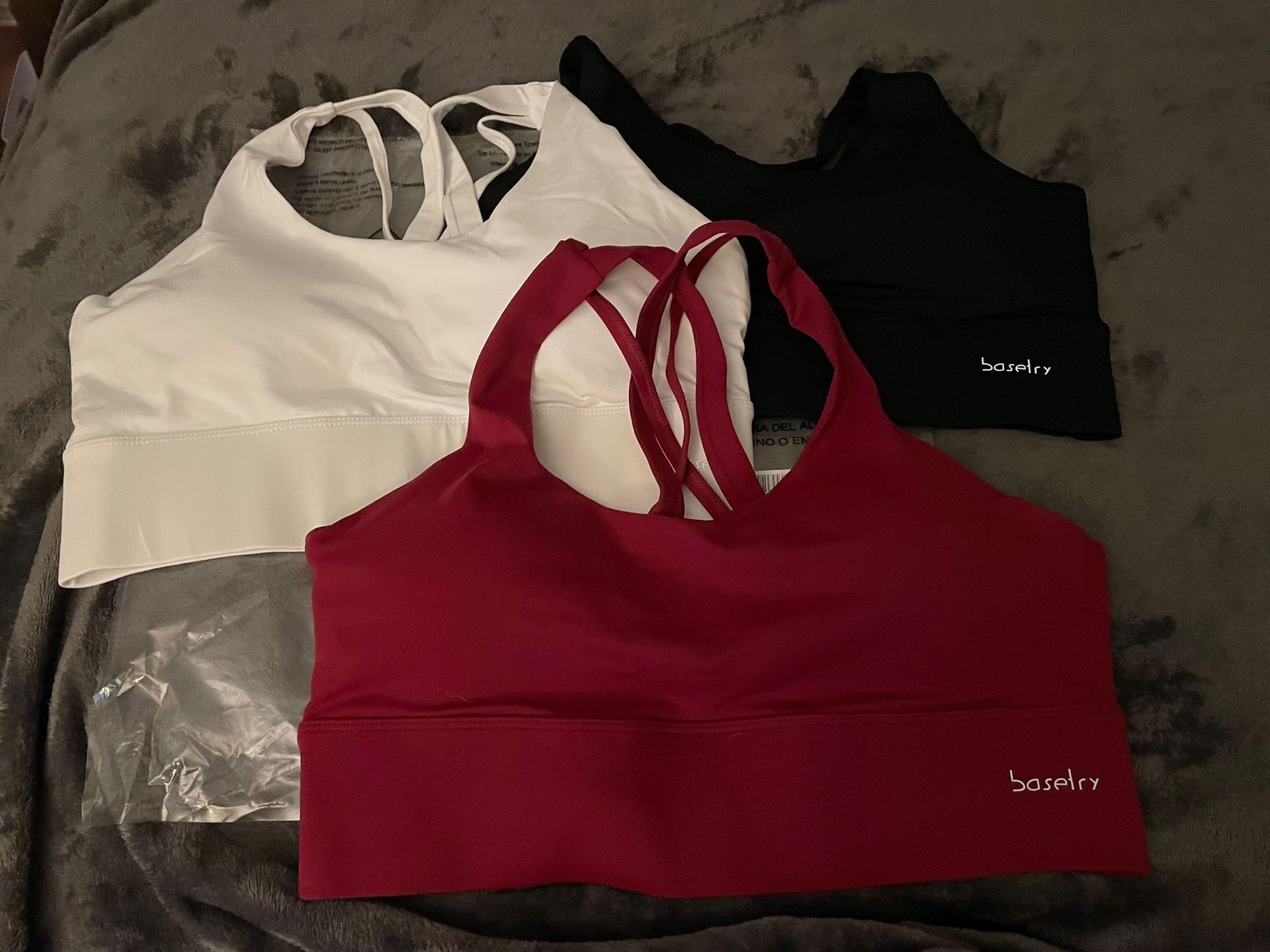 Brand New Set Of 3 High Impact Adjustable Cross Cross Back Sports Bras XXXL