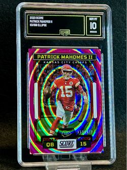 2023 Score 🔥 Patrick Mahomes 🔥 Ellipse 113/199 GMA 10 💎 Mint - Kansas City Chiefs
