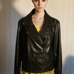 Leather Bomber Jacket Vintage