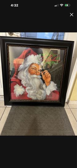 Santa picture frame