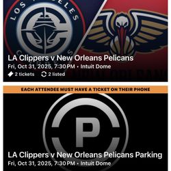 Clippers Courtside Seats-New Orleans Pelicans- October 31st