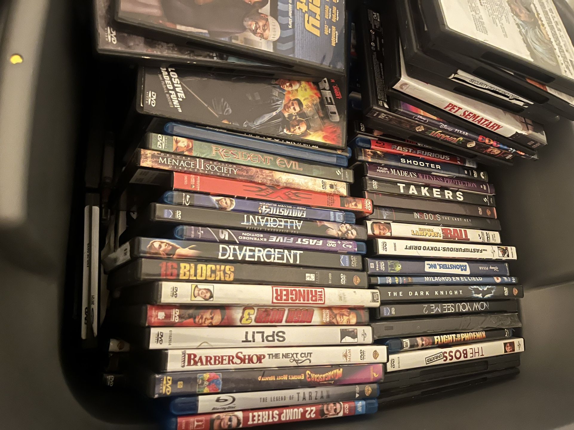 DVD AND BLUE RAY DVDS