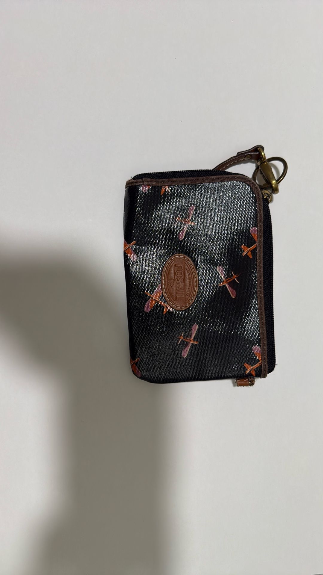 Fossil Keeper Black Airplanes Wristlets 
