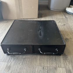 Coffee Pod Drawer and Holder, 36 Capacity K-Cup Coffee Pods Storage Organizer, Countertop Coffee Maker Stand, Black Metal Frame