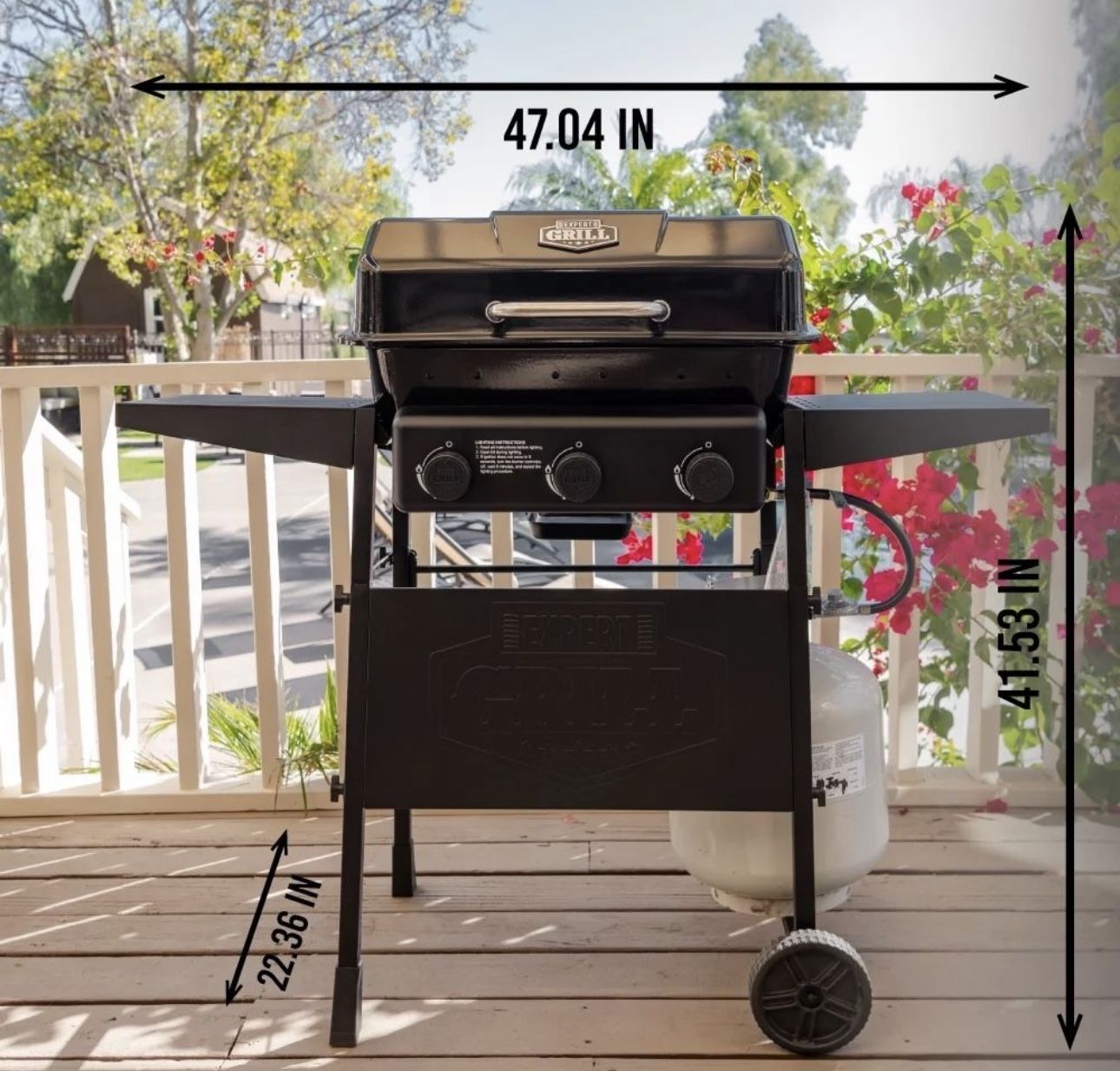 Experts Grill 27 000 BTU Burner Propane Gas Grill Black Price