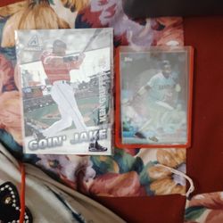 Pinnicle Giant Griffey 12of240,. Topps Ken Griffey Jr Baseball Card And 