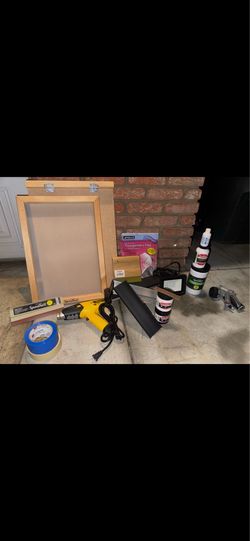 Screen printing supplies