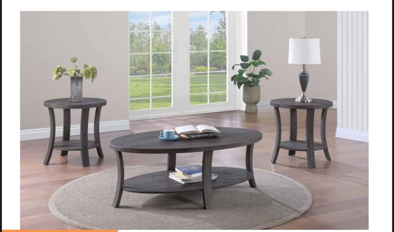 Coffee Table and 2 End Tables