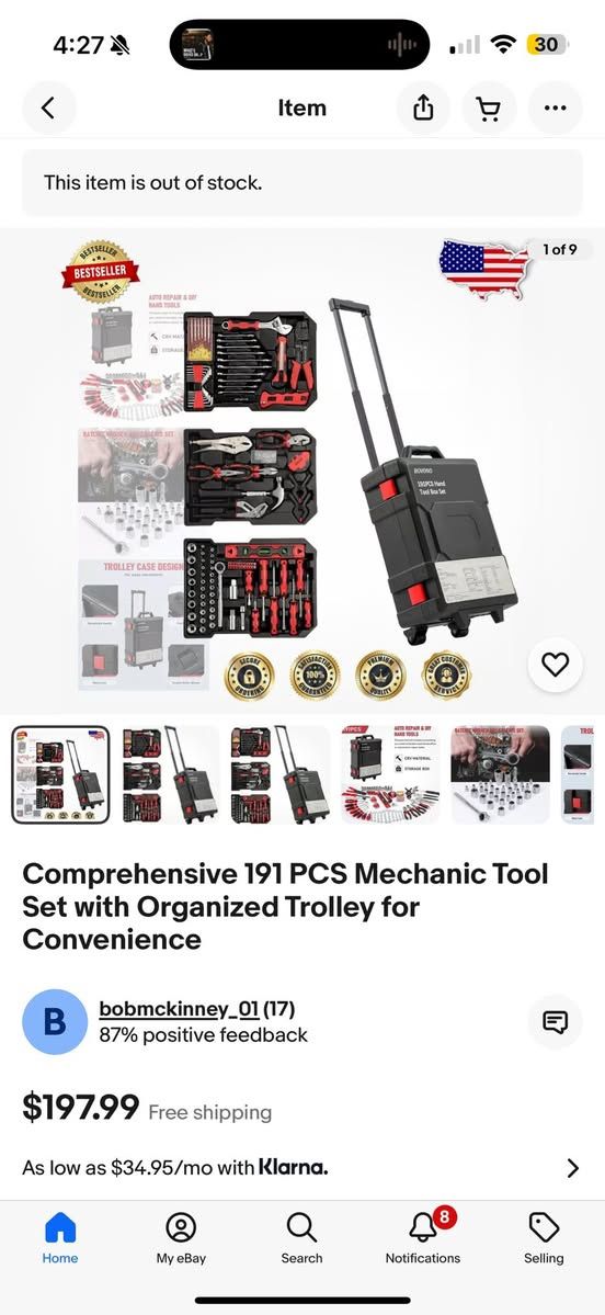 Hand Tool Box Set