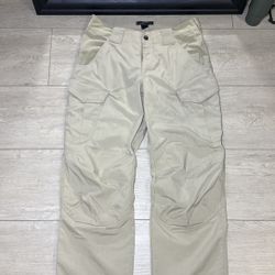 Y2K 5.11 Tactical Cargo Straight Legged Beige Pants