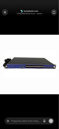 ADTRAN NetVanta 1544F Fiber Optic Network Switch