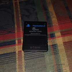 Official OEM Sony PlayStation 2 PS2 8MB Magic Gate Memory Card SCPH-10020 Black Thumbnail