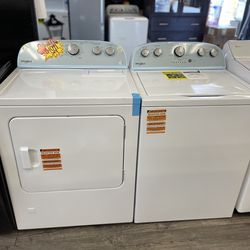Whirlpool Washer & Dryer (Take It Home In Payments/Llevalo A Casa En Pagos) Read Description