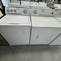  Washer & Electric Dryer. 