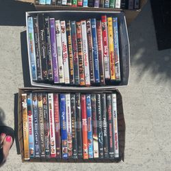 34 Assorted DVD Movies Asserted Family