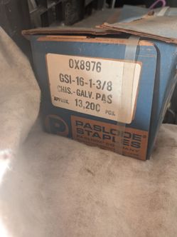 16- 1 3/8" staples for air stapler. 13,200 pcs in each