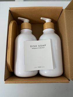 New kitchen/ bathroom soap dispenser set. I have several sets. NO HOLD