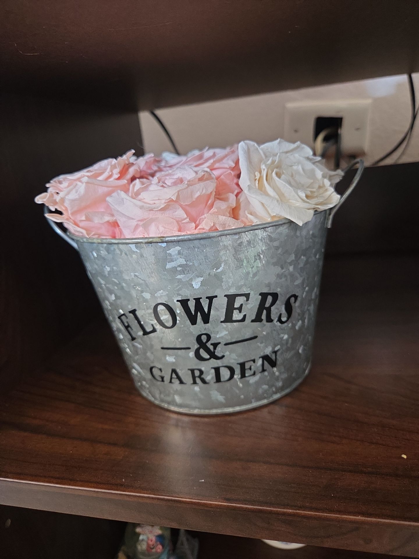 Printed ‘Flowers & Garden’ Short Bucket