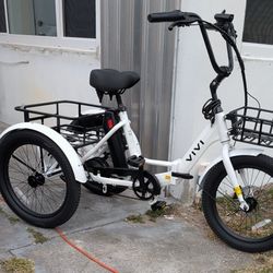 Vivi 20" Electric Tricycle Ebike 