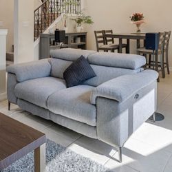 Talin Grey 68" Power Reclining Loveseat