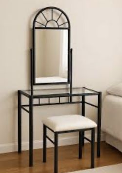 Glass Metal Vanity