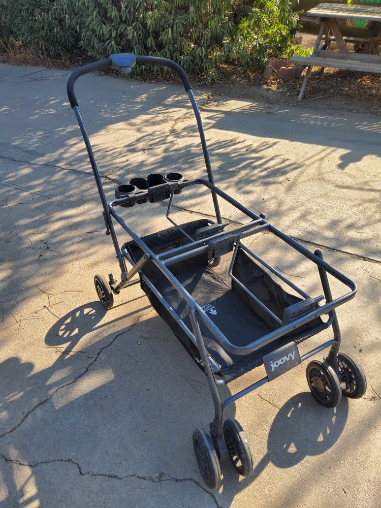 Joovy Twin Root Twins Stroller Compatible With Most Infant Car Seats