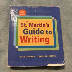 The St. Martin’s Guide To Writing Textbook