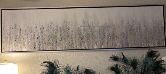 Large Abstract Textured Canvas Wall Art