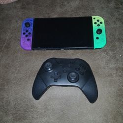 Nintendo Switch And Pro Controller