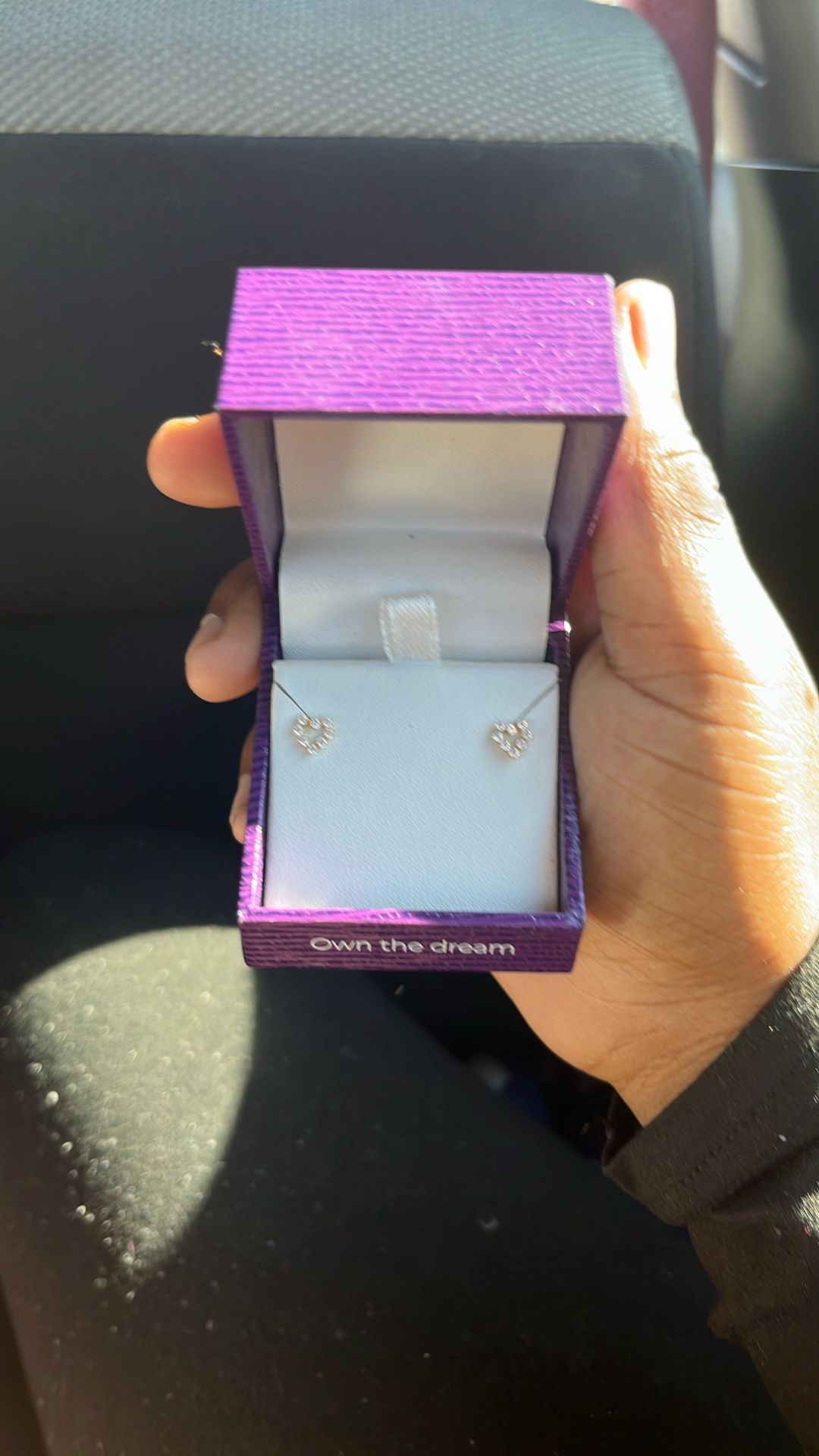 Diamond Gold Plate 14k Earrings  