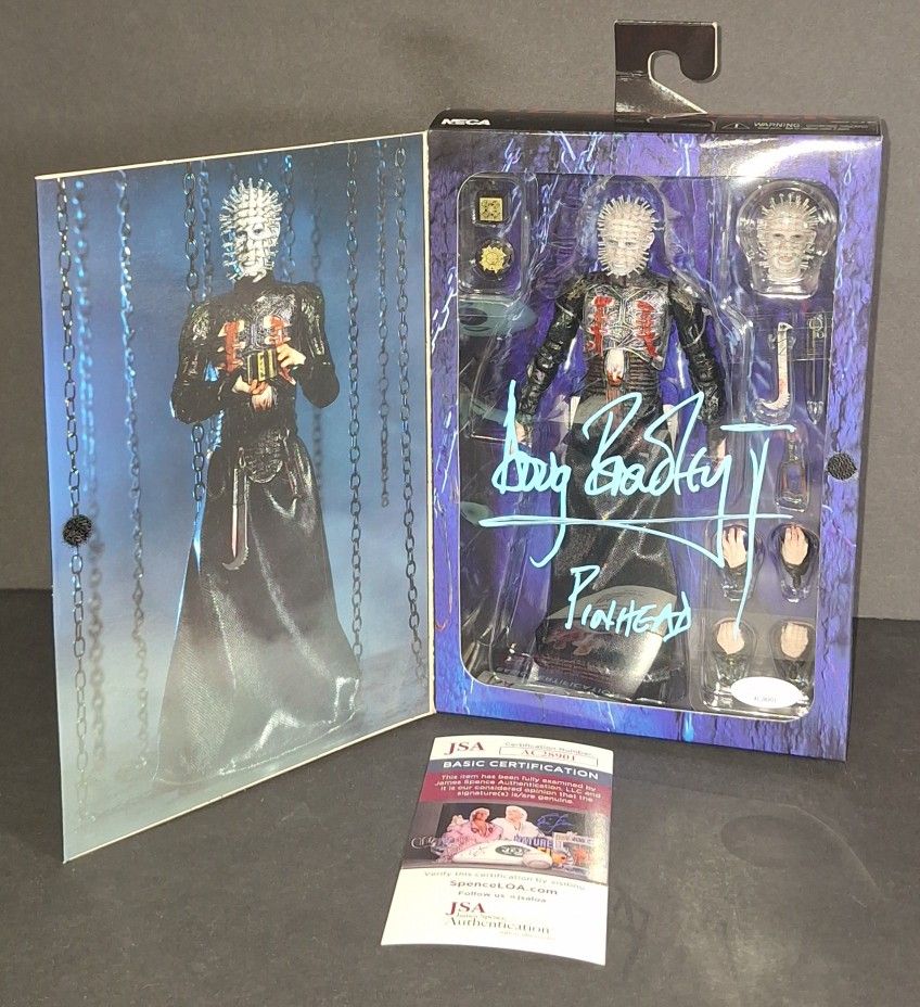🔥Doug Bradley autographed Neca action figure JSA COA🔥
