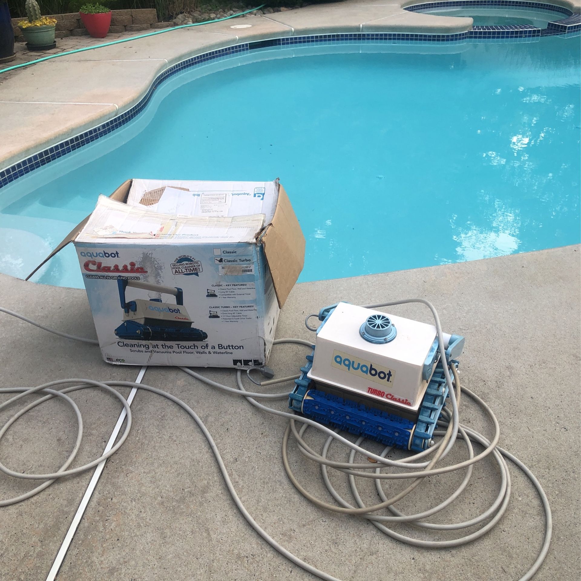 Used Aquabot Turbo Pool Cleaner For Parts