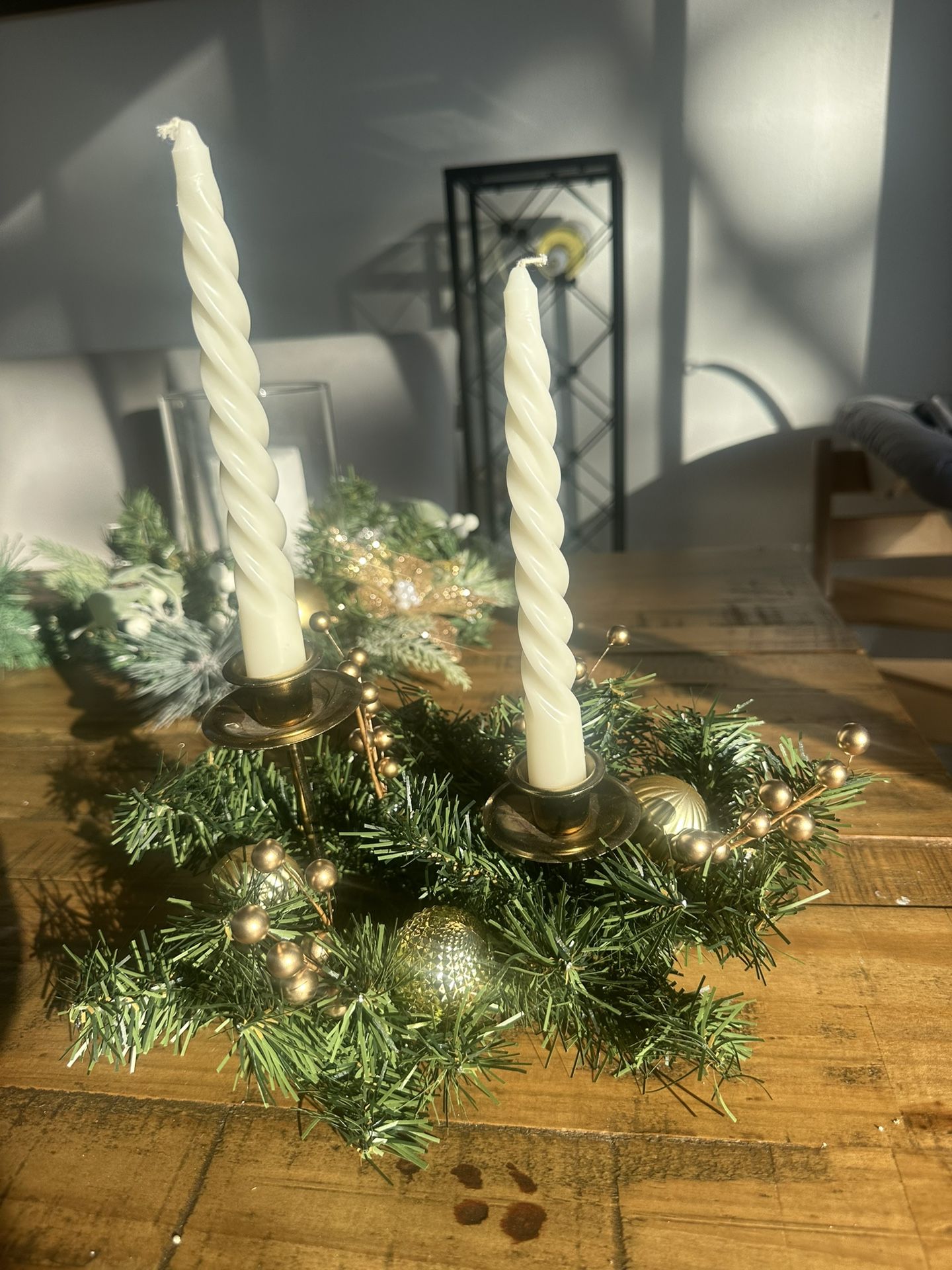 Christmas Center Piece Candle Holder